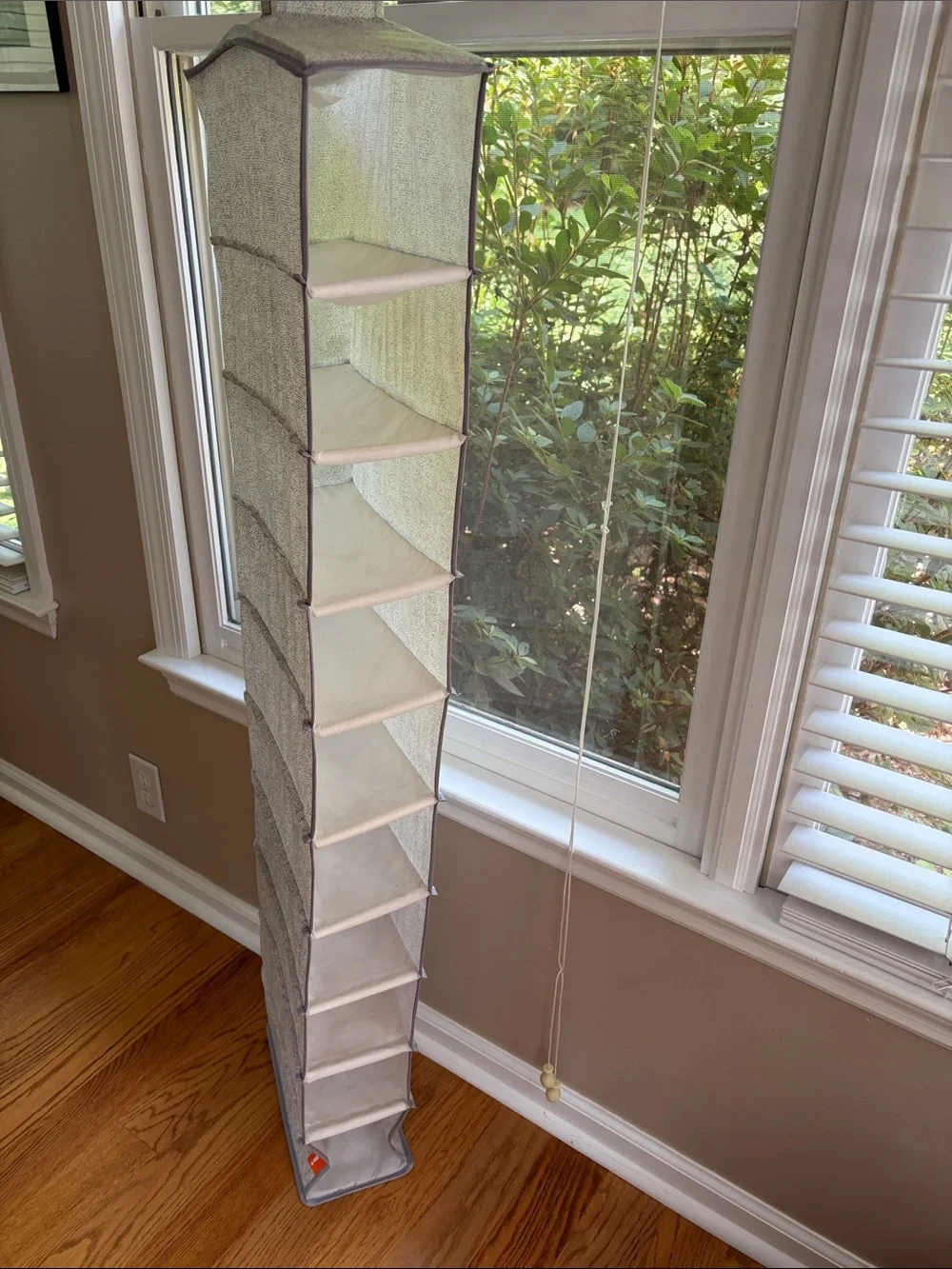 Hanging Fabric Closet Organizer - 10 pairs of shoes capacity.